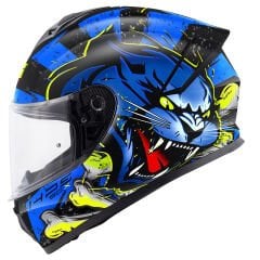 GIVI 50.X WILD MAT SİYAH-MAVİ KASK
