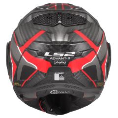 LS2 ADVANT X KARBON FUTURE II KIRMIZI KASK KIRMIZI - L