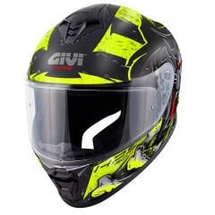 GIVI 50.X WILD MAT SİYAH-NEON SARI KASK