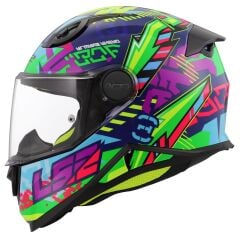 LS2 KID SVENT MAVİ-YEŞİL ÇOCUK KASK