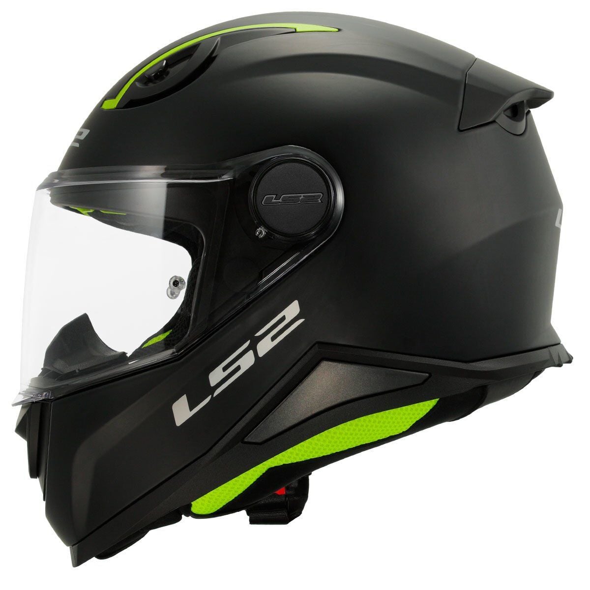 LS2 KID MAT SİYAH ÇOCUK KASK