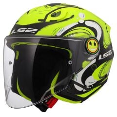 LS2 FUNNY 2 GLUP NEON SARI ÇOCUK KASK