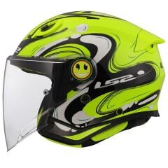 LS2 FUNNY 2 GLUP NEON SARI ÇOCUK KASK