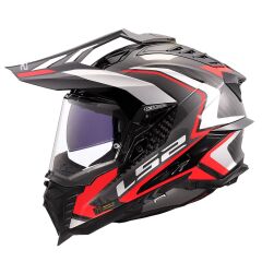 LS2 EXPLORER C KARBON FRONTIER II KIRMIZI KASK KIRMIZI - M