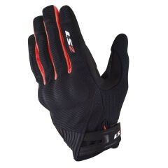 LS2 DART 2 ELDİVEN SİYAH-KIRMIZI
