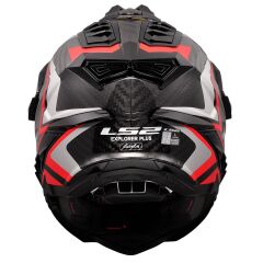 LS2 EXPLORER C KARBON FRONTIER II KIRMIZI KASK KIRMIZI - XL