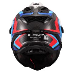 LS2 EXPLORER C KARBON FRONTIER II BEYAZ-MAVİ KASK MAVI - L