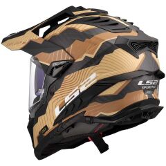 LS2 EXPLORER C KARBON TRICK MAT KAHVE-KUM KASK KUM - M