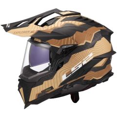 LS2 EXPLORER C KARBON TRICK MAT KAHVE-KUM KASK KUM - XL