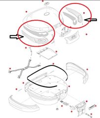 GIVI Z696R ÇANTA REFLEKTÖRÜ TAKIM E55