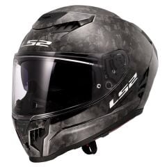 LS2 DRAGON KARBON FORGED KASK SIYAH - S