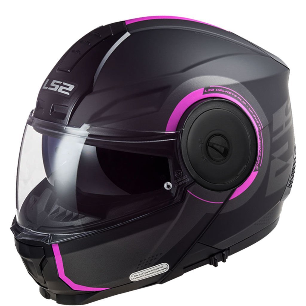 LS2 SCOPE 2 ARCH MAT TITANIUM-PEMBE KASK