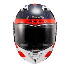 LS2 THUNDER KARBON ALLIANCE KIRMIZI-MAVİ-BEYAZ KASK