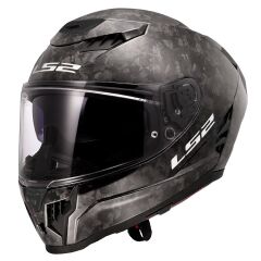 LS2 DRAGON KARBON FORGED KASK SIYAH - XL