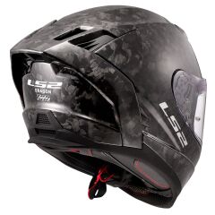 LS2 DRAGON KARBON FORGED KASK SIYAH - XL