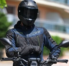 LS2 ZIRCONIUM EVO MONT MAVİ-SİYAH-NEON SARI