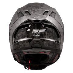 LS2 DRAGON KARBON FORGED KASK SIYAH - XXL