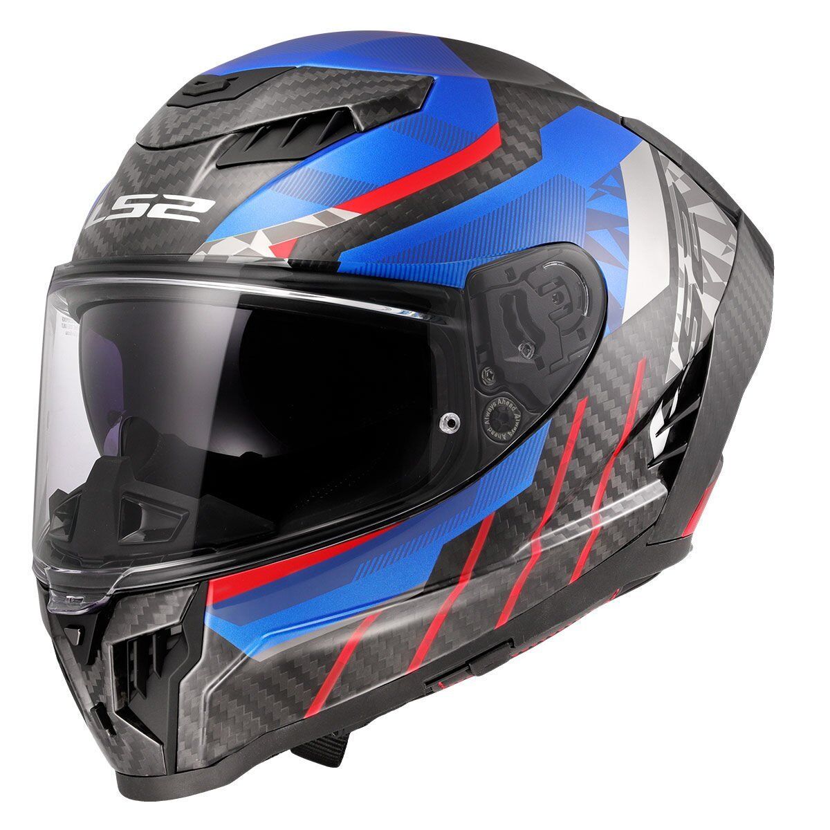 LS2 DRAGON KARBON TRAX MAVİ KASK MAVI - XL