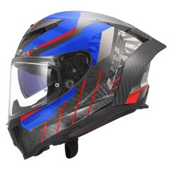 LS2 DRAGON KARBON TRAX MAVİ KASK MAVI - XL