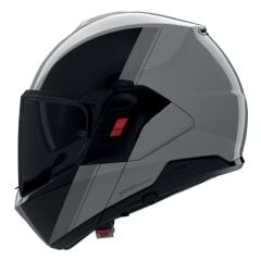 Nolan N120-1 (355) ÇENE ARKAYA AÇILIR KASK VERNICIATURA SPECIALE gri/siyah