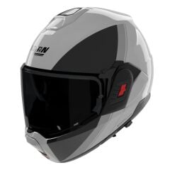 Nolan N120-1 (355) ÇENE ARKAYA AÇILIR KASK VERNICIATURA SPECIALE gri/siyah