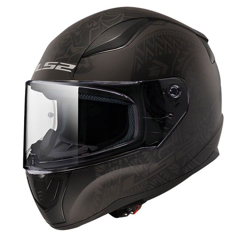 LS2 RAPID 2 TAKAROA MAT SİYAH KASK MAT SIYAH - XXL