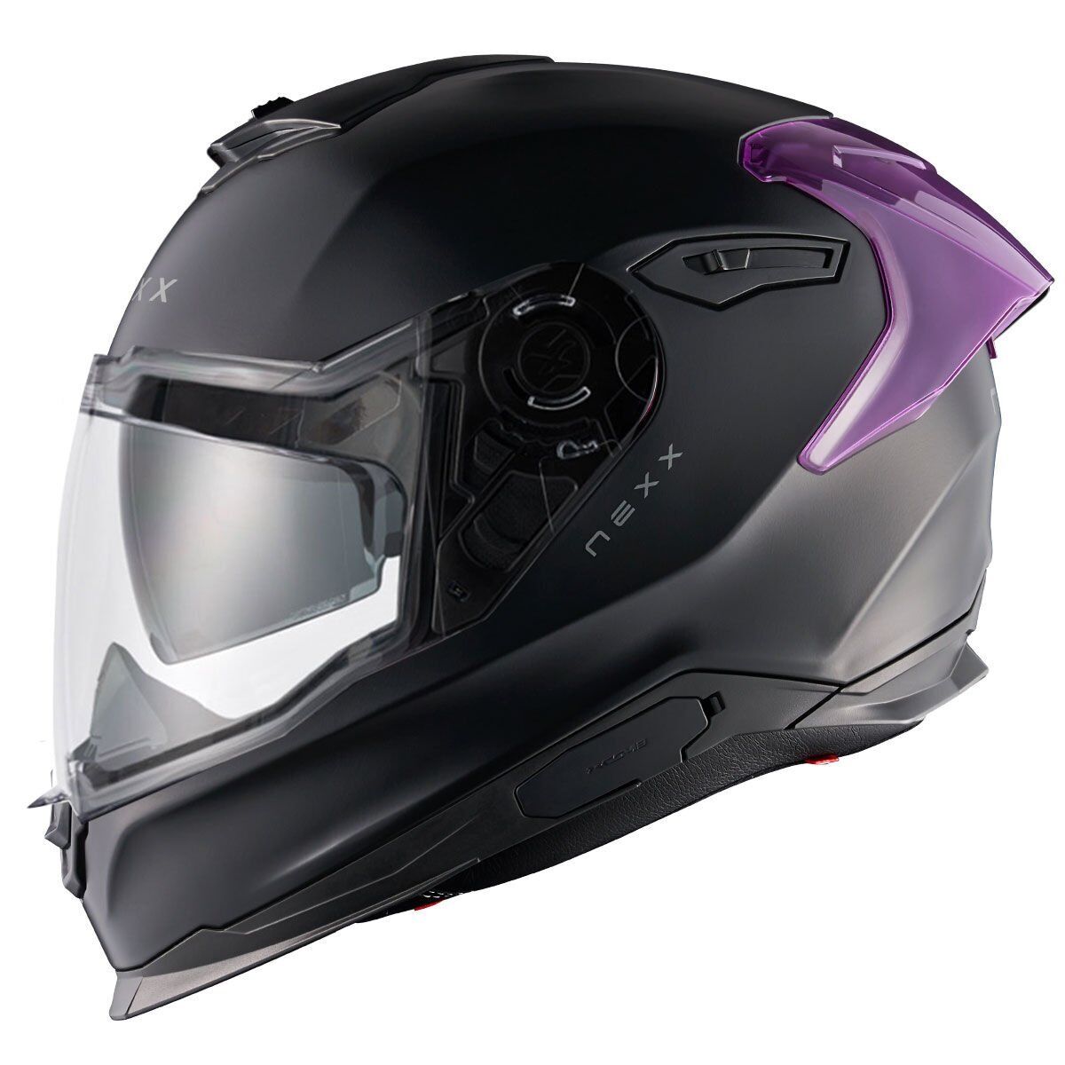 NEXX Y.100R SUBSONIC MAT SİYAH-PEMBE KASK PEMBE - XS