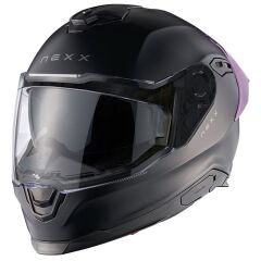 NEXX Y.100R SUBSONIC MAT SİYAH-PEMBE KASK PEMBE - L