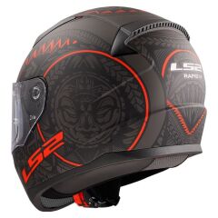 LS2 RAPID 2 TAKAROA MAT SİYAH-KIRMIZI KASK MAT SIYAH-KIRMIZI - 3XL