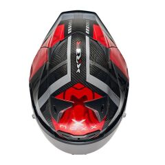 NEXX X.R3R SWIRL KARBON KIRMIZI KASK KIRMIZI - S