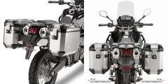 GIVI PL1111CAM HONDA NC 700 X-S - NC 750 X-S - NC 750 X-S DCT (12-15) YAN ÇANTA TAŞIYICI
