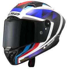 LS2 THUNDER KARBON GP AERO RAUTE MAVİ-KIRMIZI KASK MAVI/KIRMIZI - M