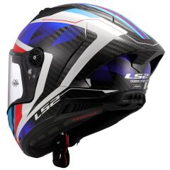 LS2 THUNDER KARBON GP AERO RAUTE MAVİ-KIRMIZI KASK MAVI/KIRMIZI - M