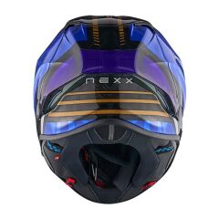 NEXX X.R3R SWIRL KARBON MAVİ KASK MAVI - XL