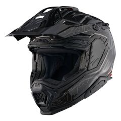 NEXX X.WED 3 FURKA KARBON SİYAH-GRİ KASK SIYAH/GRI - S