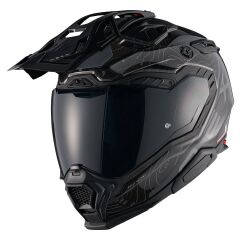 NEXX X.WED 3 FURKA KARBON SİYAH-GRİ KASK SIYAH/GRI - S