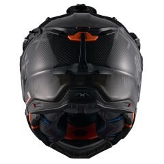 NEXX X.WED 3 FURKA KARBON SİYAH-GRİ KASK SIYAH/GRI - S