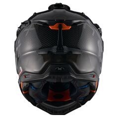 NEXX X.WED 3 FURKA KARBON SİYAH-GRİ KASK SIYAH/GRI - L