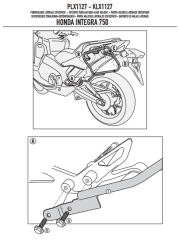 GIVI PLX1127 HONDA INTEGRA 750 (14-15) YAN ÇANTA TAŞIYICI