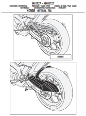 GIVI MG1127 HONDA INTEGRA 750 (14-20) ZİNCİR MUHAFAZA VE ÇAMURLUK