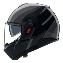 Nolan N120-1 (361) ÇENE ARKAYA AÇILIR KASK FLUENTE Lav Grisi/Siyah/Antrasit