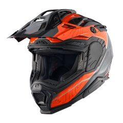 NEXX X.WED 3 FURKA KARBON TURUNCU-GRİ KASK TURUNCU - S