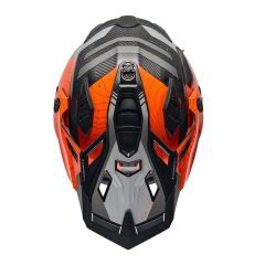 NEXX X.WED 3 FURKA KARBON TURUNCU-GRİ KASK TURUNCU - S