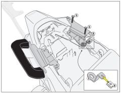 GIVI 1132KIT HONDA VFR 800 F (14-20) YAN ÇANTA TAŞIYICI BAĞLANTI KITI