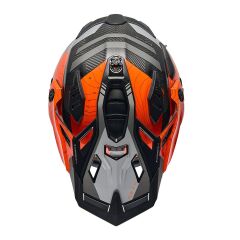 NEXX X.WED 3 FURKA KARBON TURUNCU-GRİ KASK TURUNCU - L