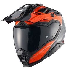 NEXX X.WED 3 FURKA KARBON TURUNCU-GRİ KASK TURUNCU - XL
