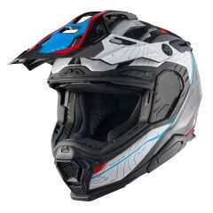 NEXX X.WED 3 FURKA KARBON KIRMIZI-MAVİ KASK MAVI - S