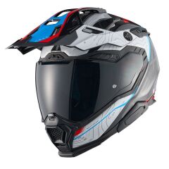 NEXX X.WED 3 FURKA KARBON KIRMIZI-MAVİ KASK MAVI - S