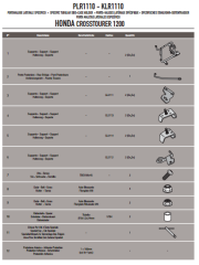 GIVI PLR1110 HONDA VFR 1200X CROSSTOURER (12-19) YAN ÇANTA TAŞIYICI