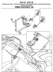 GIVI PLR1110 HONDA VFR 1200X CROSSTOURER (12-19) YAN ÇANTA TAŞIYICI